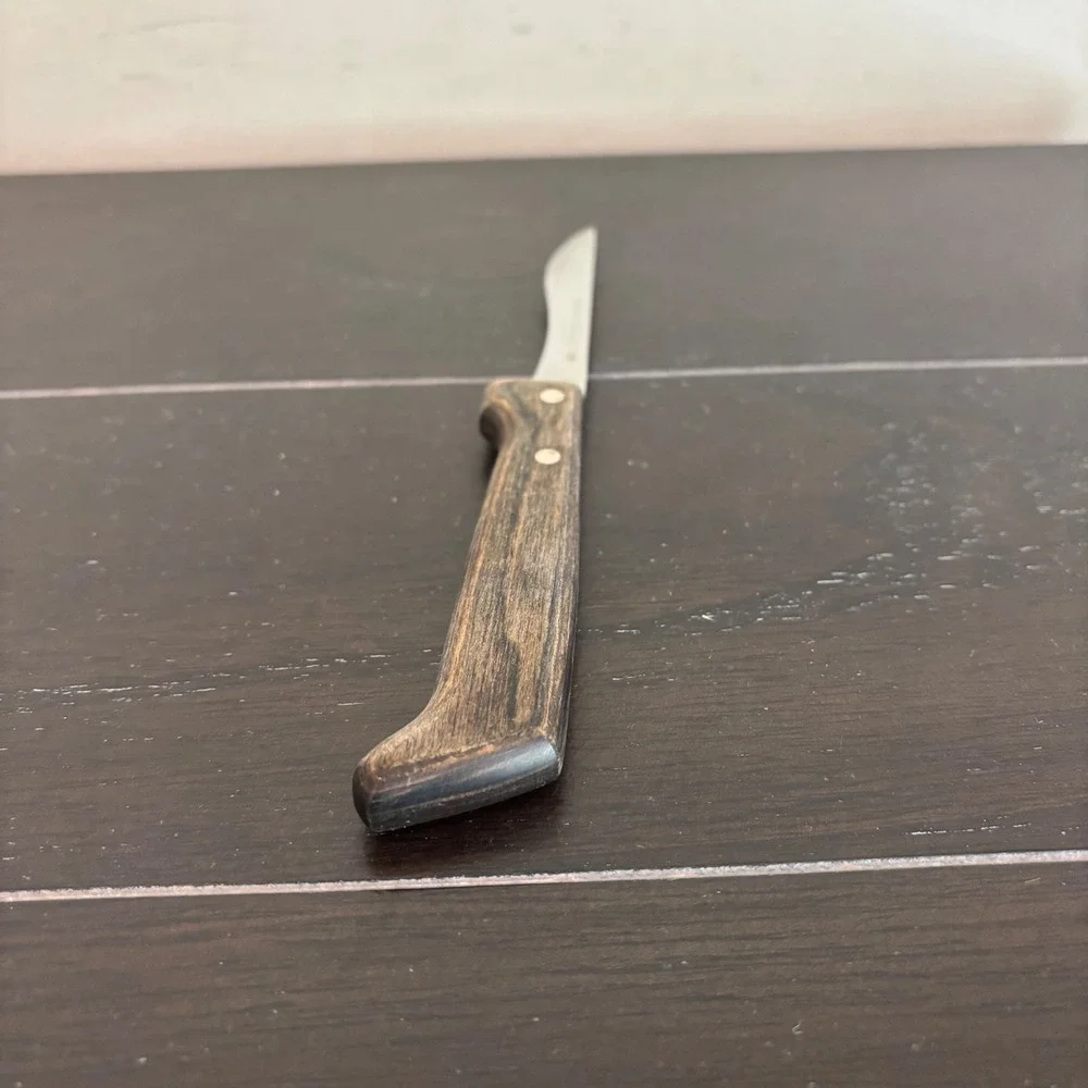 West Bend | Stainless Steel Paring Knife | Wood‎ Handle USA Vintage Kitchen Tool